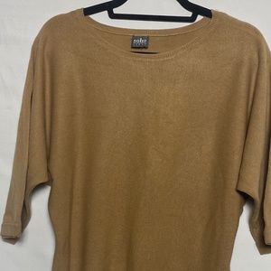 Soho Women's Casual Sweater color camel, size XS